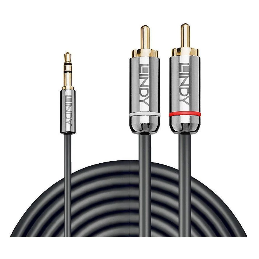 Lindy Καλώδιο Ήχου 3.5mm male - 3.5mm male Μαύρο 5m 35336 Lindy Καλώδιο Ήχου 3.5mm male - 3.5mm male Μαύρο 5m 35336 - Image 1