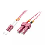 Lindy Καλώδιο Οπτικής Ίνας 10m Ροζ 46364