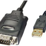 Lindy Καλώδιο RS232 9-pin male σε USB-A 1m (42845) 1τμχ