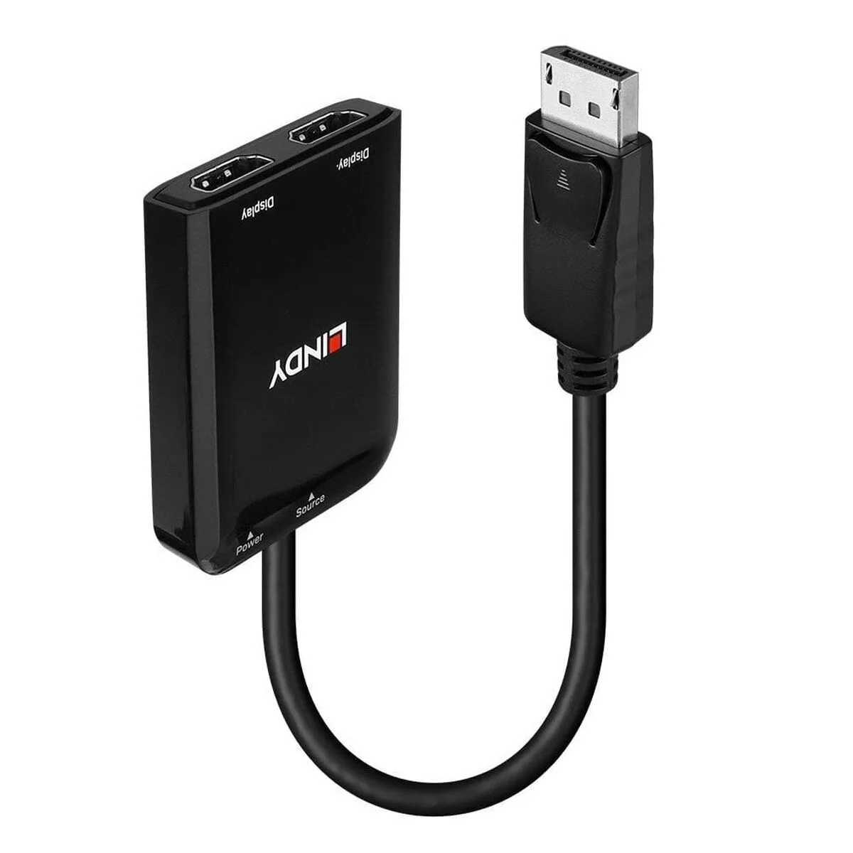 Lindy Μετατροπέας DisplayPort male σε HDMI 2x female 1τμχ 38433 Lindy Μετατροπέας DisplayPort male σε HDMI 2x female 1τμχ 38433 - Image 1