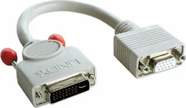 Lindy Μετατροπέας DVI-A male σε VGA female Λευκό 1τμχ 41222 Lindy Μετατροπέας DVI-A male σε VGA female Λευκό 1τμχ 41222 - Image 1