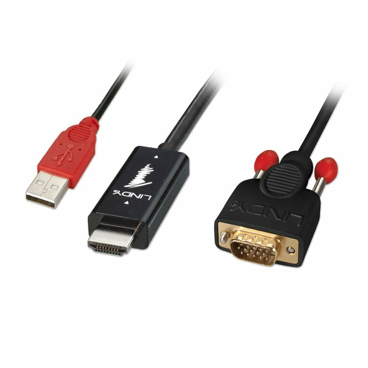 Lindy Μετατροπέας HDMI / VGA male σε HDMI / VGA female (41455) Lindy Μετατροπέας HDMI / VGA male σε HDMI / VGA female (41455) - Image 1