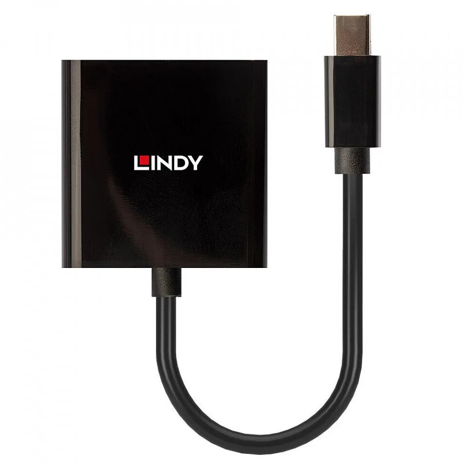 Lindy Μετατροπέας mini DisplayPort male σε DVI-I female 1τμχ Lindy Μετατροπέας mini DisplayPort male σε DVI-I female 1τμχ - Image 1