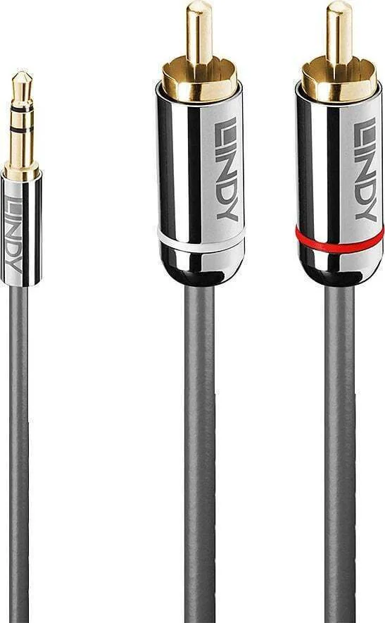 Lindy Μετατροπέας RCA male σε RCA female Ασημί 1τμχ 35335 Lindy Μετατροπέας RCA male σε RCA female Ασημί 1τμχ 35335 - Image 1