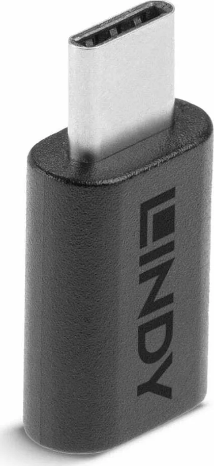 Lindy Μετατροπέας USB-C male σε USB-C female 1τμχ (41893) Lindy Μετατροπέας USB-C male σε USB-C female 1τμχ (41893) - Image 1