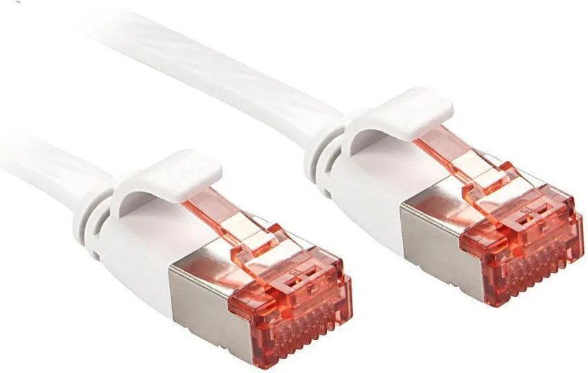 Lindy Flat U/FTP (STP) Cat.6 (Gigabit) Καλώδιο Δικτύου Ethernet 5m Λευκό 47564 Lindy Flat U/FTP (STP) Cat.6 (Gigabit) Καλώδιο Δικτύου Ethernet 5m Λευκό 47564 - Image 1