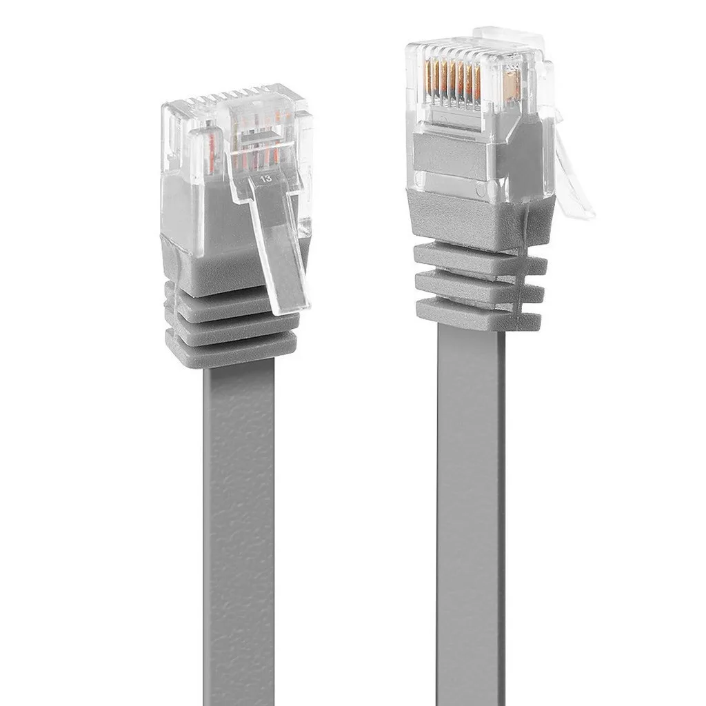 Lindy Flat U/UTP Cat.6 (Gigabit) Καλώδιο Δικτύου Ethernet 2m Γκρι 47492 Lindy Flat U/UTP Cat.6 (Gigabit) Καλώδιο Δικτύου Ethernet 2m Γκρι 47492 - Image 1