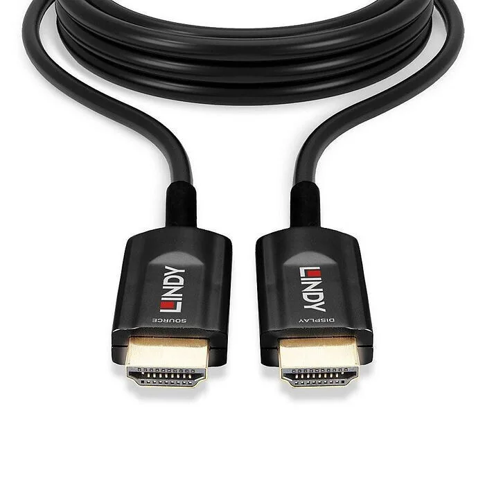 Lindy HDMI 2.1 Ultra High Speed 48Gbps 4K 120Hz HDR VRR Cable HDMI male - HDMI male 20m Μαύρο 38382 Lindy HDMI 2.1 Ultra High Speed 48Gbps 4K 120Hz HDR VRR Cable HDMI male - HDMI male 20m Μαύρο 38382 - Image 1