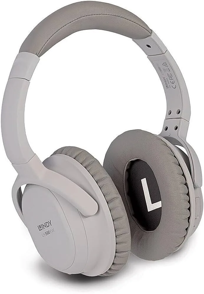 Lindy LH500XW Ασύρματα / Ενσύρματα Over Ear Ακουστικά με 15 ώρες Λειτουργίας Γκρι Lindy LH500XW Ασύρματα / Ενσύρματα Over Ear Ακουστικά με 15 ώρες Λειτουργίας Γκρι - Image 1