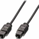 Lindy Optical Audio Cable TOS male - TOS male Μαύρο 0.5m (35210)