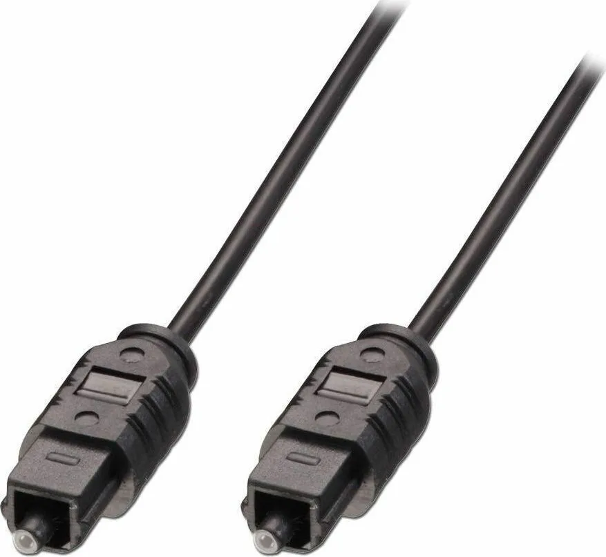 Lindy Optical Audio Cable TOS male - TOS male Μαύρο 0.5m (35210) Lindy Optical Audio Cable TOS male - TOS male Μαύρο 0.5m (35210) - Image 1