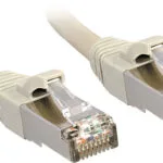 Lindy S/FTP Cat.6 (Gigabit) Καλώδιο Δικτύου Ethernet 0.3m Γκρι 45580