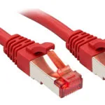 Lindy S/FTP Cat.6 (Gigabit) Καλώδιο Δικτύου Ethernet 0.3m Κόκκινο 3τμχ 47730