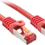 Lindy S/FTP Cat.6 (Gigabit) Καλώδιο Δικτύου Ethernet 0.3m Κόκκινο 47360