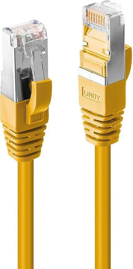 Lindy S/FTP Cat.6 (Gigabit) Καλώδιο Δικτύου Ethernet 0.5m Κίτρινο 45980 Lindy S/FTP Cat.6 (Gigabit) Καλώδιο Δικτύου Ethernet 0.5m Κίτρινο 45980 - Image 1