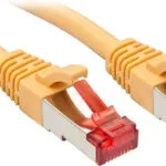 Lindy S/FTP Cat.6 (Gigabit) Καλώδιο Δικτύου Ethernet 0.5m Κίτρινο 47761