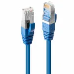 Lindy S/FTP Cat.6 (Gigabit) Καλώδιο Δικτύου Ethernet 0.5m Μπλε 45641
