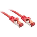 Lindy S/FTP Cat.6 (Gigabit) Καλώδιο Δικτύου Ethernet 1.5m Κόκκινο 47363