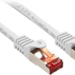 Lindy S/FTP Cat.6 (Gigabit) Καλώδιο Δικτύου Ethernet 1.5m Λευκό 47383