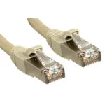 Lindy S/FTP Cat.6 (Gigabit) Καλώδιο Δικτύου Ethernet 10m Γκρι 45587
