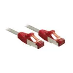 Lindy S/FTP Cat.6 (Gigabit) Καλώδιο Δικτύου Ethernet 10m Γκρι 47842