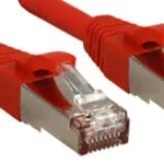 Lindy S/FTP Cat.6 (Gigabit) Καλώδιο Δικτύου Ethernet 10m Κόκκινο 45627