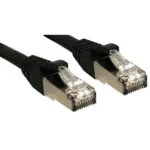Lindy S/FTP Cat.6 (Gigabit) Καλώδιο Δικτύου Ethernet 10m Μαύρο 45607