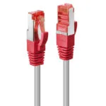 Lindy S/FTP Cat.6 (Gigabit) Καλώδιο Δικτύου Ethernet 15m Γκρι 47843