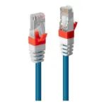 Lindy S/FTP Cat.6 (Gigabit) Καλώδιο Δικτύου Ethernet 1m Μπλε 45374