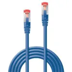 Lindy S/FTP Cat.6 (Gigabit) Καλώδιο Δικτύου Ethernet 1m Μπλε 47717