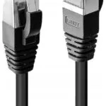 Lindy S/FTP Cat.6 (Gigabit) Καλώδιο Δικτύου Ethernet 20m Μαύρο