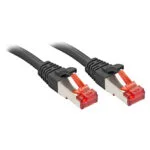 Lindy S/FTP Cat.6 (Gigabit) Καλώδιο Δικτύου Ethernet 20m Μαύρο 47785