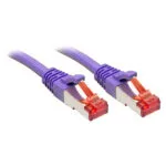 Lindy S/FTP Cat.6 (Gigabit) Καλώδιο Δικτύου Ethernet 3m Μωβ 47825