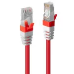 Lindy S/FTP Cat.6 (Gigabit) Καλώδιο Δικτύου Ethernet 5m Κόκκινο 45388
