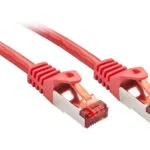 Lindy S/FTP Cat.6 (Gigabit) Καλώδιο Δικτύου Ethernet 5m Κόκκινο 47366
