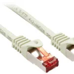 Lindy S/FTP Cat.6 (Gigabit) Καλώδιο Δικτύου Ethernet 7.5m Γκρι 47347