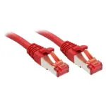 Lindy S/FTP Cat.6 (Gigabit) Καλώδιο Δικτύου Ethernet 7.5m Κόκκινο 47737