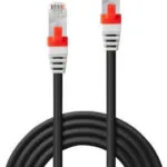 Lindy S/FTP Cat.6 (Gigabit) Καλώδιο Δικτύου Ethernet 7.5m Μαύρο 45367