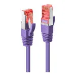 Lindy S/FTP Cat.6 (Gigabit) Καλώδιο Δικτύου Ethernet 7.5m Μωβ 47827