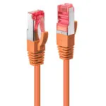 Lindy S/FTP Cat.6 (Gigabit) Καλώδιο Δικτύου Ethernet 7.5m Πορτοκαλί 47812