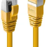 Lindy S/FTP Cat.6a (Gigabit) Καλώδιο Δικτύου Ethernet 3m Κίτρινο