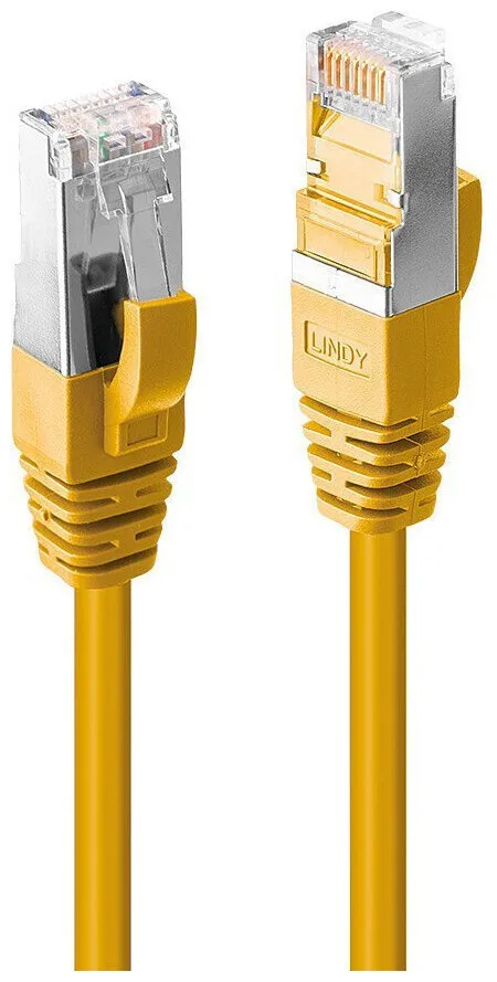 Lindy S/FTP Cat.6a (Gigabit) Καλώδιο Δικτύου Ethernet 3m Κίτρινο Lindy S/FTP Cat.6a (Gigabit) Καλώδιο Δικτύου Ethernet 3m Κίτρινο - Image 1