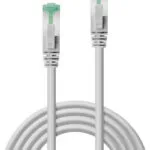 Lindy S/FTP Cat.6a (Gigabit) Καλώδιο Δικτύου Ethernet 5m Γκρι