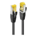Lindy S/FTP Cat.7 (10Gbps) Καλώδιο Δικτύου Ethernet 30m Μαύρο 7τμχ 47316