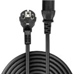 Lindy Schuko - IEC C13 Cable 0.7m Μαύρο 30334