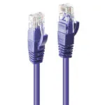 Lindy U/UTP Cat.6 (Gigabit) Καλώδιο Δικτύου Ethernet 1m Μωβ 48122