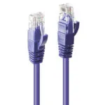 Lindy U/UTP Cat.6 (Gigabit) Καλώδιο Δικτύου Ethernet 3m Μωβ 48124