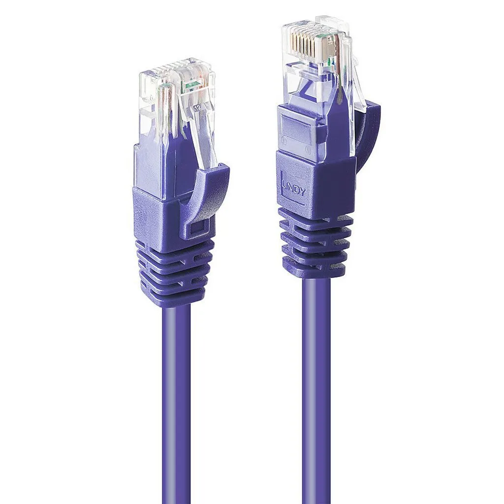 Lindy U/UTP Cat.6 (Gigabit) Καλώδιο Δικτύου Ethernet 3m Μωβ 48124 Lindy U/UTP Cat.6 (Gigabit) Καλώδιο Δικτύου Ethernet 3m Μωβ 48124 - Image 1