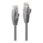 Lindy U/UTP Cat.6 (Gigabit) Καλώδιο Δικτύου Ethernet 5m Γκρι 45405
