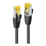 Lindy U/UTP Cat.6a (Gigabit) Καλώδιο Δικτύου Ethernet 3m Μαύρο 10τμχ 47626